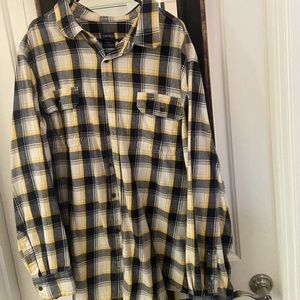 Yellow flannel 3XL